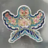 Parches Bordados Hanfu, Parches de Tela de Cometa, Parches de Lirio, Parches Bordados Étnicos, Parches Termoadhesivos Estilo Nacional de Golondrina, Accesorios