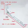 Suporte de Mola Dobrável de Aço Inoxidável Suporte de Divisória Rack de Divisória Triangular Espessado Suporte de Parede Suporte de Armazenamento Suporte