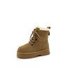 Nuevos Zapatos de Invierno Cálidos para Mujer con Forro de Terciopelo 2025, Impermeables y Antideslizantes, Botas de Nieve del Noreste, Zapatos de Algodón con Suela Gruesa