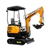 Excavadora Pequeña Haituo Ht15Pro Exportada a Corea del Sur 1.5 Toneladas Construcción de Granja y Jardín Trituradora
