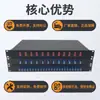 Caja de Terminal de Fibra Óptica para Rack 12-núcleos 24-núcleos Caja de Empalme de Cable de Fibra Óptica Caja de Empalme por Fusión Caja de Terminal Brida de Grado Telecom Pigtail