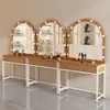 Estudio Fotográfico Profesional Tocador Iluminado para Maquillaje Vestido Tienda de Vestidos de Boda Mesa de Maquillaje Estudio de Salón de Belleza Tocador Específico de Maquillaje