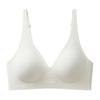 Sutiã Pequeno Push-Up e Expansão, Bojo Fixo, Sutiã Sem Costura, Decote Profundo V, Sem Aro, Sutiã Fino de Gel Suporte Macio