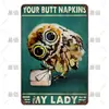 Pinturas Vintage em Lata Estilo Americano de Animais, Paisagens e Edifícios Cuidadosamente Selecionadas para Decoração de Casa