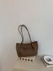 Bolsa casual de grande capacidade para axila feminina, nova moda 2026 bolsa de ombro simples, bolsa tote para trabalho diário e deslocamento