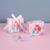 Caja de Regalo de Cumpleaños de Princesa Sirena Linda para Niños Caja Vacía Caja de Regalo Caja de Regalo Juguete Ropa Caja de Regalo