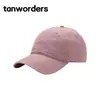 Comércio Exterior Item Único* Cor Sólida 100% Algodão Penteado Lavado Boné de Baseball, Versátil Estilo Ins, Faz o Rosto Parecer Menor, Top Macio, Aba Larga