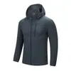 2026 Tela de Nylon Tejida a Máquina Hilo de Hielo Ropa con Protección Solar Nueva Chaqueta Fina Transpirable para Hombre de Verano Exterior