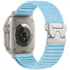 Adecuado para Correa de Apple Watch iWatch S12 Hebilla de Paracaídas Correa de Bucle de Nylon con Patrón de Montaña