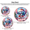 Comercio Exterior Venta Caliente TEMU Estampado de Dibujos Animados Felpa Corta Falda para Árbol de Navidad Regalo de Navidad para Familiares Decoración Inferior del Árbol Delantal