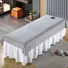 Sábana para cama de salón de belleza masaje especial cuerpo poliéster algodón sábana alfombrilla de belleza individual secado rápido sábana estampada toalla para acostarse boca abajo
