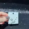 Serie de Aretes de Diseñador para Niña con Agujas de Plata S925, Diseño Original, Nicho, Fresco y Dulce, Regalo para Mejor Amiga, Verano