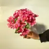 Flores Artificiales Transfronterizas, Flores de Begonia, Flores Falsas, Flores de Seda, Flores de Begonia y Hortensia, Arreglos de Mesa de Comedor, Flores Artificiales para Arreglo de Escena