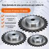 Aço Nº 45 grande roda dentada de passo único de mesa 3/4 de polegada 9 10 11 12 13 14 15 dentes roda dentada personalizada