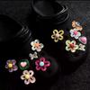 Acessórios para Crocs Flores para Sapatos Flores de Gelatina Fivelas de Borboleta para Sapatos Acessórios de Decoração para Superfície de Sapato DIY Dopamina Atacado Exportação