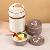 Lonchera Térmica de Acero Inoxidable 304, Tazón para Arroz sin Cocinar, Tazón para Guisos, Caja Bento + Palillos de Acero Inoxidable