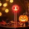 Luz noturna de Halloween, luz noturna com sensor de movimento, luz noturna criativa, luz de atmosfera festiva, ornamento 3D de Halloween em acrílico