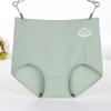 Ropa interior de algodón para mujer antibacteriana en la entrepierna, Ropa interior de algodón puro de cintura alta para mujer, Ropa interior de cintura alta con control de abdomen posparto, Venta al por mayor desde el fabricante