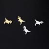 Pendientes de dinosaurio pendientes para hombre diseño de nicho personalidad hombres canallas guapos hombres fríos pendientes al por mayor transfronterizo