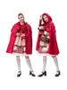 Disfraz de Caperucita Roja para Halloween Mujer Lobo Abuela COS Capa Capa Disfraz Adulto Caperucita Roja