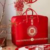 Bolsa de Armazenamento para Dote de Casamento, Conjunto de Quatro Peças para Casamento, Colcha de Casamento Vermelha, Bolsa de Embalagem para Colcha, Velas Oxford de Cetim