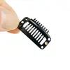 Ventas Directas de Fábrica Al por Mayor Accesorios para Pelucas 3.2 Pin de Gota de Agua de Nueve Dientes Pin en Forma de U Botón de Peluca Tarjeta para Extensiones de Cabello