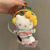 Auténtico Peluche de Dibujos Animados Sanrio Hello Kitty Bolsa Decoración Colgante Llavero Colgante
