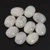 Contas Coloridas Acrílicas de Formato Irregular Jade Sintético Gradiente Duas Cores Oval Soltas Acessórios para Pulseira Colar Pingente DIY