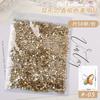 Manicura de diamantes de Año Nuevo champán plano diamante de cristal de forma especial tamaño grande pequeño mini gota de agua amor diamante joyería para uñas