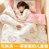 Colcha Infantil Colcha de Invierno Algodón Puro Algodón Especial para Guardería Colcha de Algodón de Dibujos Animados para Niña Individual Siesta Lavable