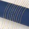 Collar DIY Chapado en Oro de 18 Quilates, Estilo Versátil con Varios Estilos de Cadena, Accesorios Listos, Cadena para Clavícula, Modelo Nuevo