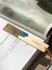 Qianli Jiangshan Marcador de Libros de Cobre Metálico Estilo Chino Clásico Estudiante de Primaria Cultural y Creativo Estilo Nacional Estilo Antiguo Caja de Regalo Regalo