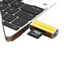 Lector de tarjetas multifunción USB 2.0 cuatro en uno TF, lector de tarjetas SD todo en uno mini de aleación de aluminio al por mayor