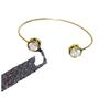 Pulseira Zircônia Super Flash Simples Coringa Feminina Luxo Leve Alto Temperamento Senso de Design Retrô Pulseira Diária Joias Atacado