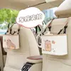 Cubo de Basura para Coche Lluvia Azul Caja de Almacenamiento Adorable de Dibujos Animados para Respaldo de Asiento de Coche Bolsa de Almacenamiento Decorativa Multifuncional Práctica para Coche