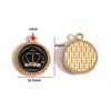 Accesorios de Joyería de Aleación para Hacer Manualidades con Forma de Gota de Aceite Bolsita de Maquillaje para Niñas Accesorios de Tacones Altos Pulsera Pendientes Colgante W507