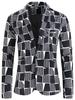 2024 Comércio Exterior AliExpress Amazon Novo Terno Estampado de Um Botão Tamanho Europeu Terno Casual plus size Top Masculino