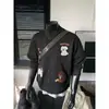 Moletom com bordado de toalha de filhote estilo americano para homens, nova tendência de outono marca solta estilo universitário jaqueta baseball