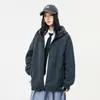 (Ventas directas de fábrica) Chamarra con Capucha de Polar Transfronteriza para Hombre, Chaqueta de Otoño e Invierno, Sudadera Casual de Polar Espeso, Amplia
