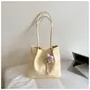 Bolso grande, simple, elegante y moderno, nuevo modelo 2026 para estudiantes universitarios, adecuado para ir a clase, bolso de hombro tipo tote casual