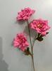 Nueva flor artificial de boda Rojo Rosa Techo de Salón de Bodas Decoración de Banquete de Boda Arreglo Floral para Camino Arreglo Floral de Piso Flor Falsa Sola