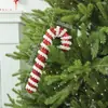 Presentes de Decoração de Natal Transfronteiriços, Enfeites de Pirulito de Espuma Vermelho e Branco, Enfeites Criativos de Arranjo de Biscoito de Gengibre Grande