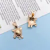 Mezcla de 16 K de Oro Animal Marino Caracola Estrella de Mar Pulpo Concha de Tortuga y Otros Colgantes de Aleación Accesorios DIY