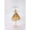 Porta Joyas Estilo Princesa Lujo Ligero, Estante de Almacenamiento para Accesorios con Forma de Vestido de Lentejuelas, Exhibidor de Aretes y Collares para Joyería
