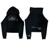 Moletom com Capuz Estilo Gótico Escuro para Homens, Conjunto de Calças de Moletom Casuais Largas com Estampa de Letras de Marca da Moda, Novo Estilo Transfronteiriço Europeu e Americano