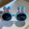 Nuevas gafas polarizadas de conejo para niños, gafas lindas para bebé, patas suaves, gafas para niños y niñas, gafas de silicona con protección solar