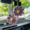 Pendente para Carro Mais Vendido da Amazon Cesta de Flores Tecida à Mão Decoração de Retrovisor de Carro Pingente Criativo para Carro