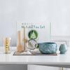 Nuevo Set de Té Tazón de Matcha Batidor de Té Esterilla de Té Paño de Té Accesorios para Ceremonia del Té Juego de Herramientas Suministro Exclusivo Transfronterizo