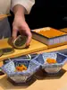Pratos de Cerâmica Criativos Tigelas de Cerâmica Japonesas Tigelas de Sopa Pratos Pequenos para Lanches Pratos de Cozinha Pratos Comerciais para Sushi e Dim Sum