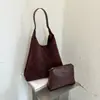 Bolsa de camurça para mulheres, nova coleção de outono 2026, bolsa tote de grande capacidade, bolsa de trabalho retrô